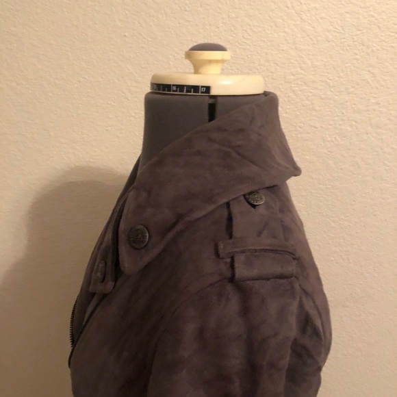 Grey Guess Moto Jacket - Picture 5 of 6